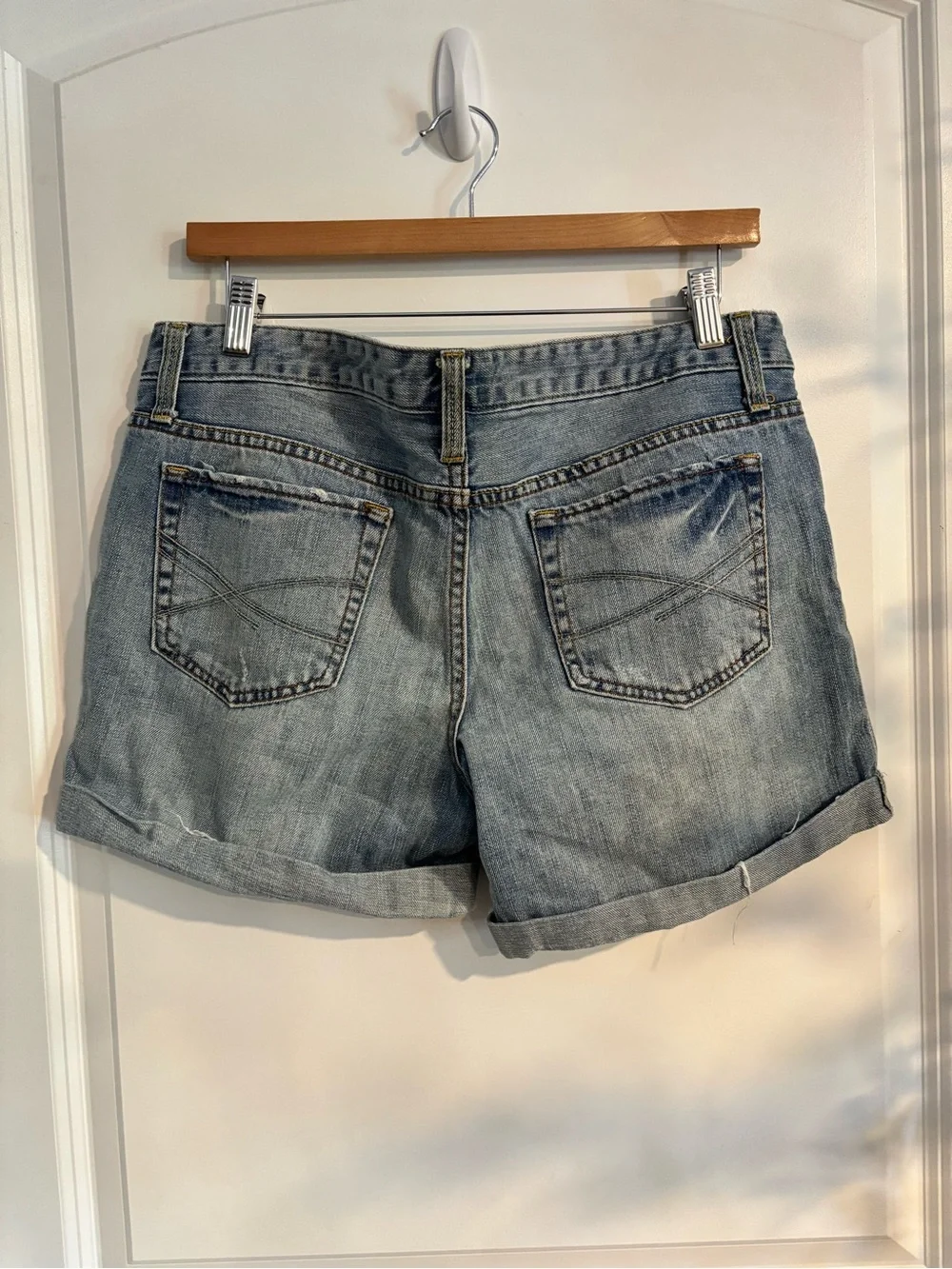 Aeropostale Rolled-Hem Denim Shorts